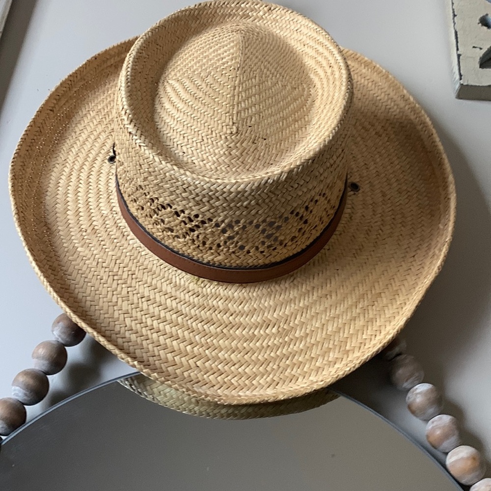 Summer straw beach hat